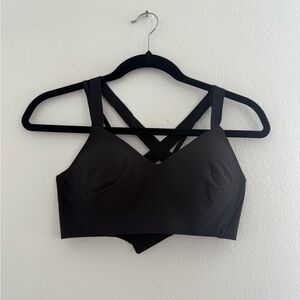 Gymshark Black Strappy Sports Bra
